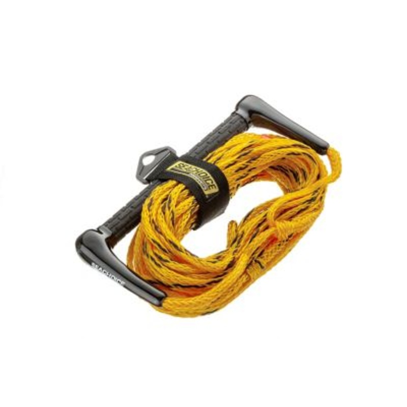 Seachoice 86651 Water Ski Tow Rope, 75′, 12″ Handle with Textured Rubber Grip