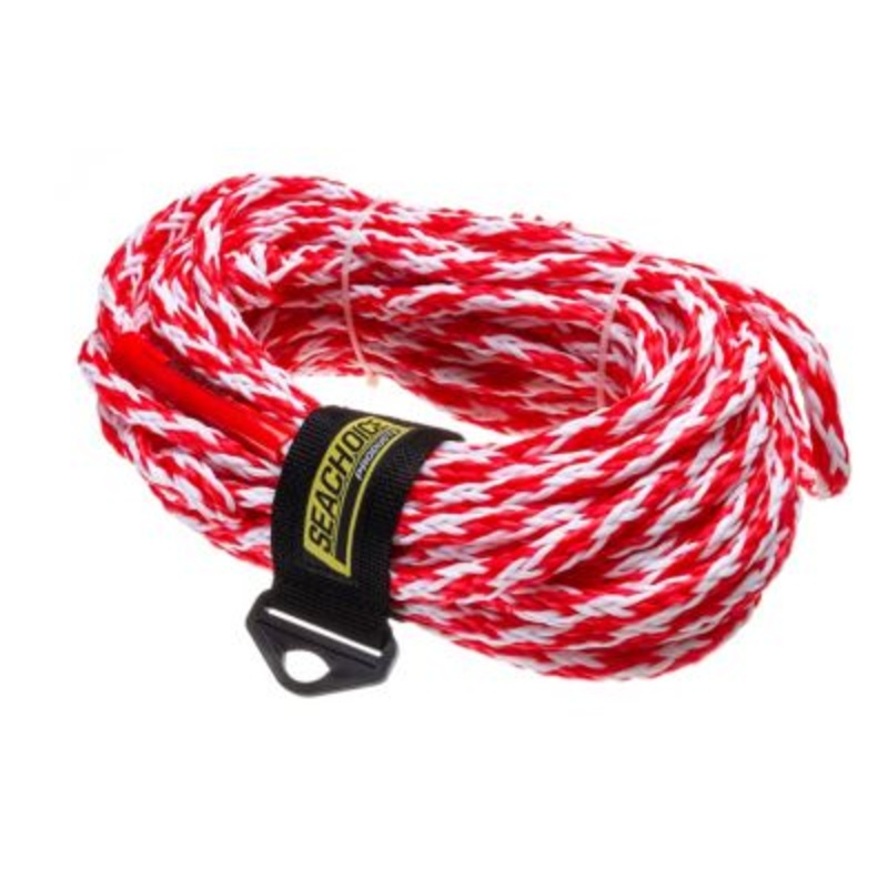 Seachoice 86661 86766 2-Section Tube Tow Rope, 60′, Tows Up to 2 Riders