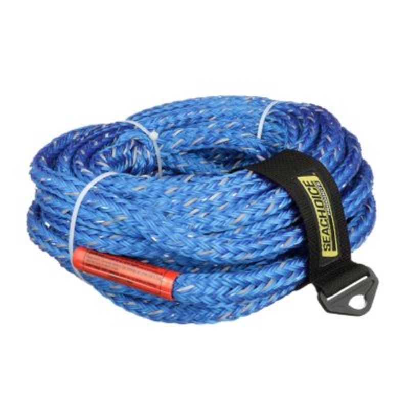 Seachoice 86743 Tube Tow Reflective Rope, 60′, Tows Up to 6 Riders