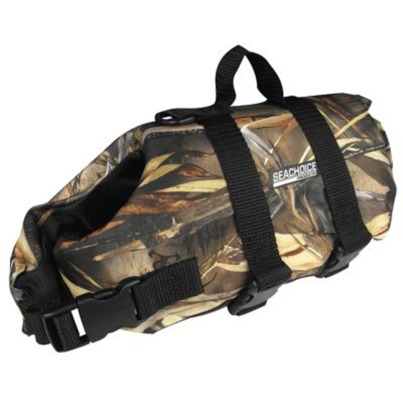 Seachoice DV-S-86470 86470 Dog Life Vest – Camo, Sm