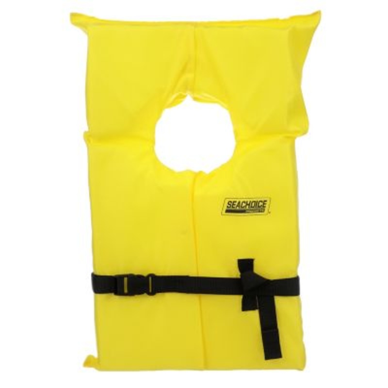 Seachoice EPE1110AK1AUY-86020 86020 Type II Life Vest – Adult, Yellow