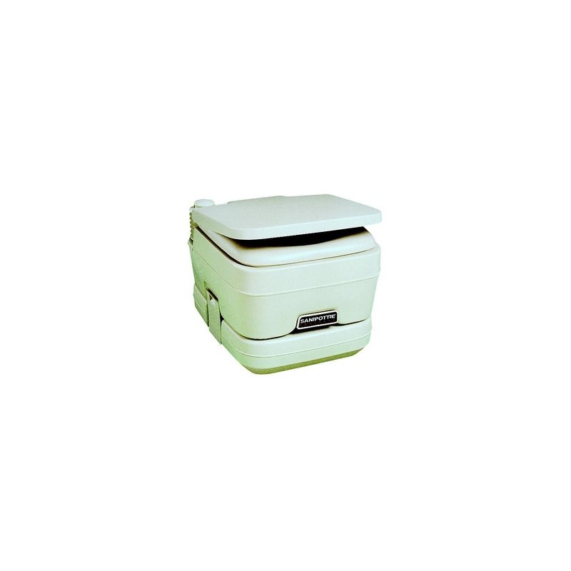 Dometic 9108554387 2.5 Gallon SaniPottie 964 Portable Toilet With Mounting Brackets