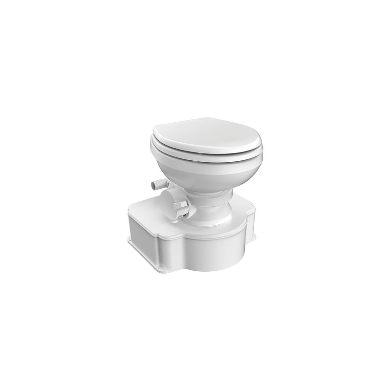 Dometic 9610003317 312070001 M65-700 All-In-One Marine Toilet, White w/Plastic Seat