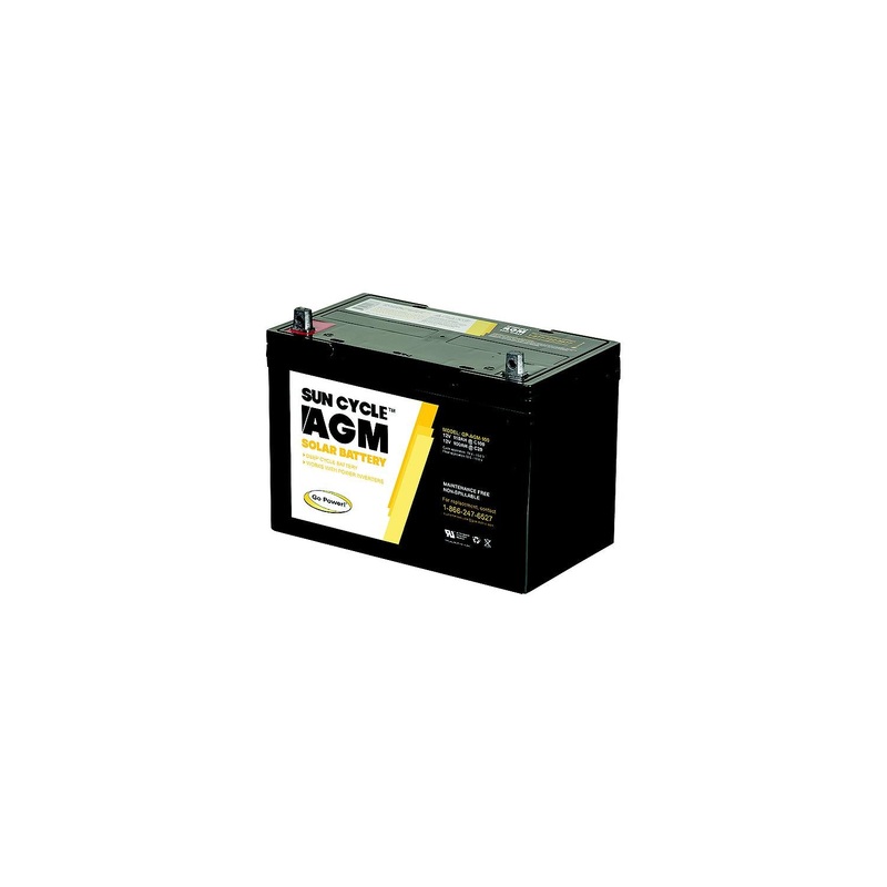 GoPower! 76285 Go Power! Sun Cycle AGM Solar Battery, 12V