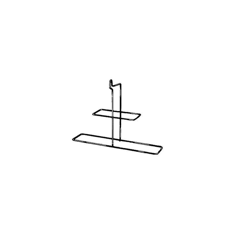 Cal June 921 Jim-Buoy Stainless Steel Rectangular Horseshoe Buoy Rack