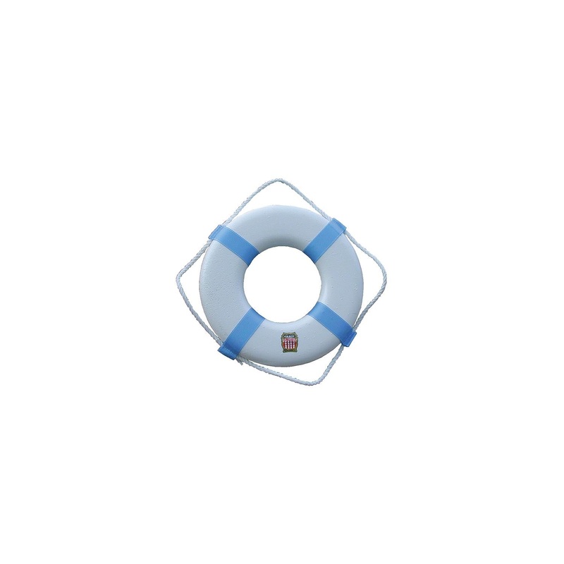 Cal June P-17 Jim-Buoy P17 Swimming Pool and Decorative Life Ring, 17″ White