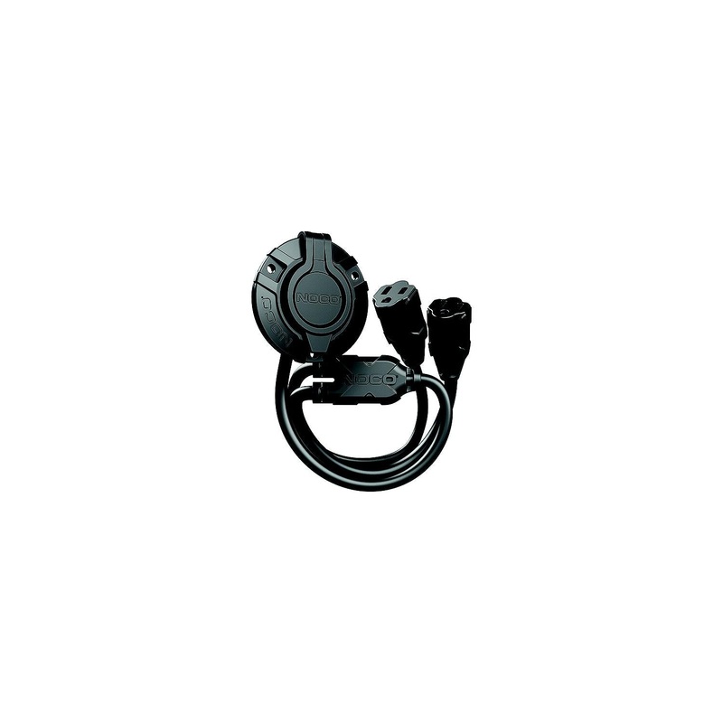 Noco GCP2 AC Dual Port Plug W/Extension Cable, 18″