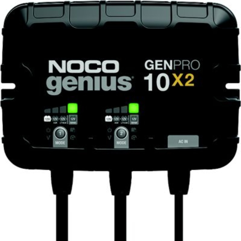 Noco GENPRO10X3 GenProX3 On-Board Battery Charger, 3-Banks