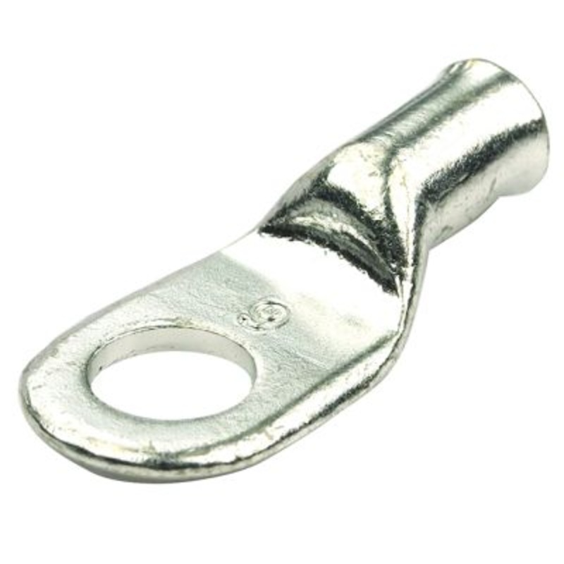 FulTyme RV 5026 Heavy Duty Tin Plated Lug, 6 Ga, 5/16″ Stud Size, 2/pk