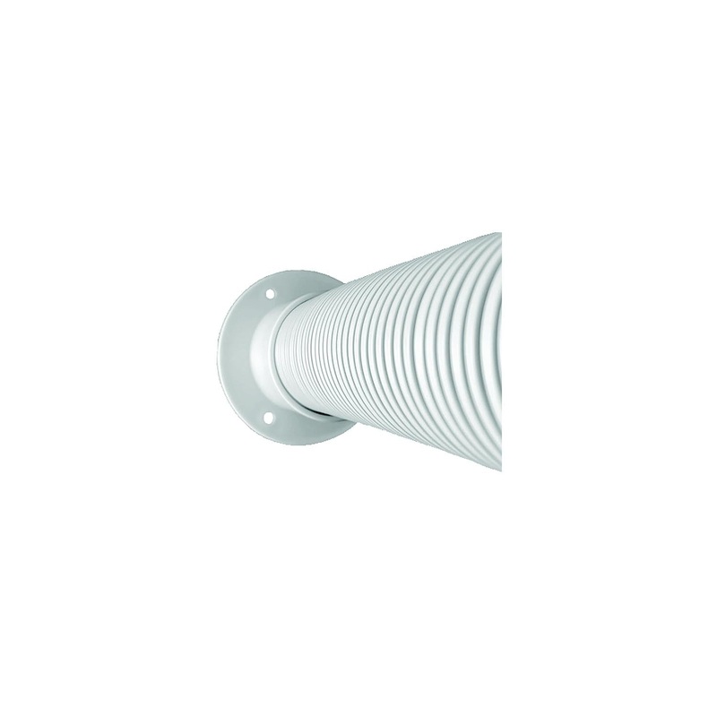 Trident Hose TFK4W 4′ Stern Flex & Flange Kit, White