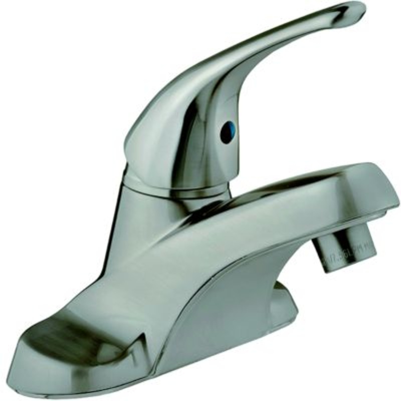 Dura Faucet DF-NML110-SN DFNML110SN Heavy Duty Single Lever Lavatory Faucet, Satin Nickel