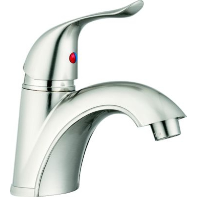 Dura Faucet DF-NML202-SN DFNML202SN Single Lever Lavatory Faucet, Satin Nickel