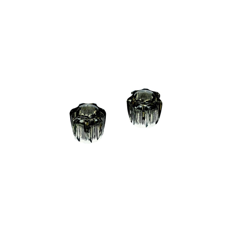 Dura Faucet DF-RKS DFRKS Knobs, Smoked, 1 pr.