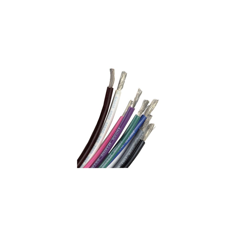 Ancor 101010 Marine Grade Tinned Copper Primary Wire, #18 AWG, 100′, Yellow