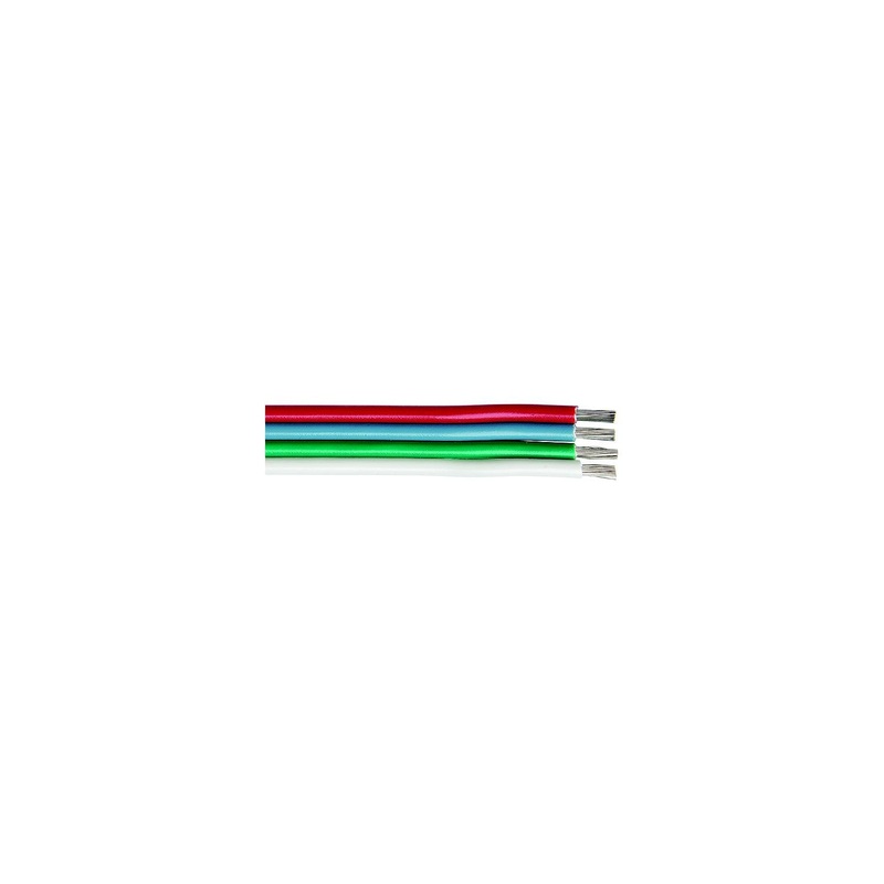 Ancor 160110 Flat Ribbon Bonded RGBW Cable, 16/4, 100′