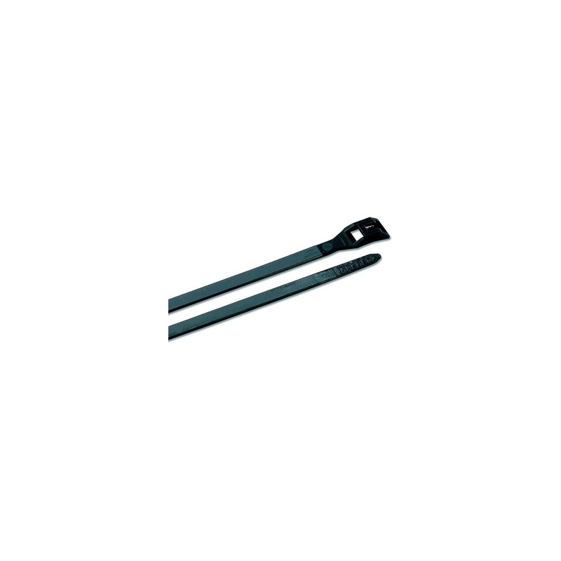 Ancor 199329 Low Profile Cable Ties, 11″ Black, 100/pk
