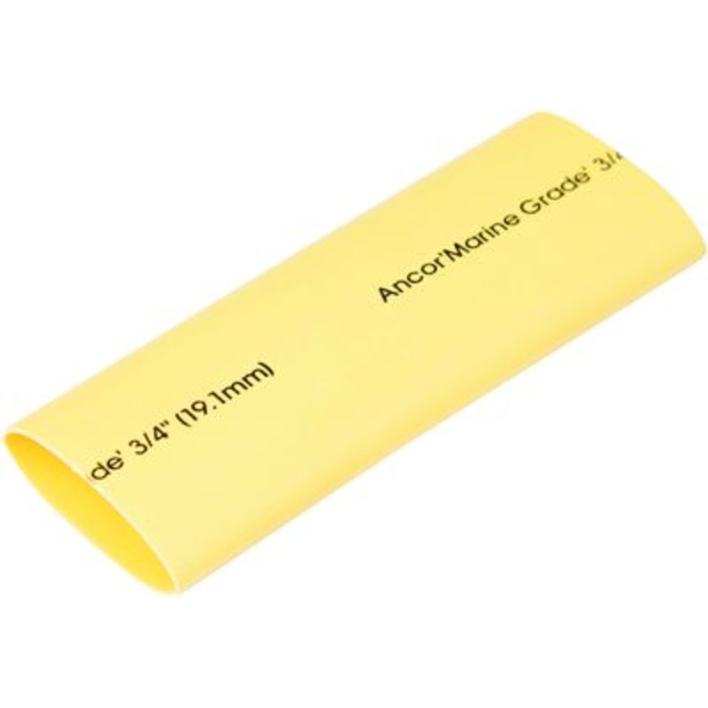 Ancor 327924 327624 Marine Grade Heat Shrink Heavy Wall Battery Cable Tube For 2-4/0, 1″ x 12″ (2/Pack), Yellow