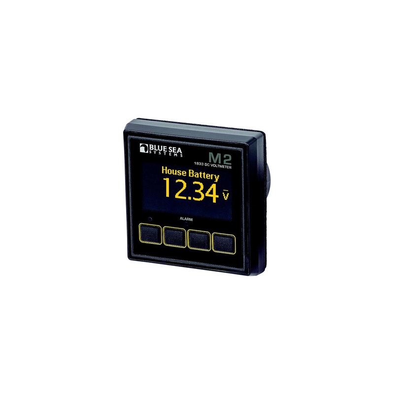 Blue Sea Systems 1833-BSS M2 OLED Digital Meter, DC Voltmeter