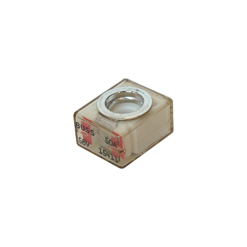 Blue Sea Systems 5177-BSS Terminal Fuse, 50 Amp, Red