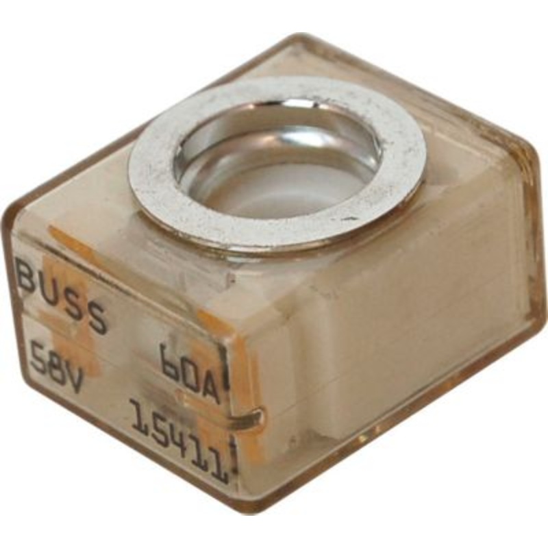 Blue Sea Systems 5178-BSS Terminal Fuse, 60 Amp, Gold