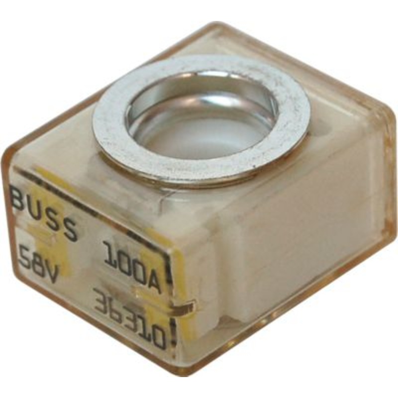 Blue Sea Systems 5183-BSS Terminal Fuse, 100 Amp, Yellow