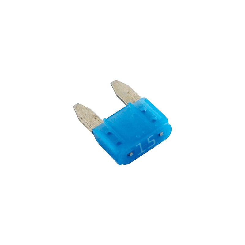 Blue Sea Systems 5272-BSS 5272 ATM Mini Blade Fuse, 15 Amp, Blue, 2/pk