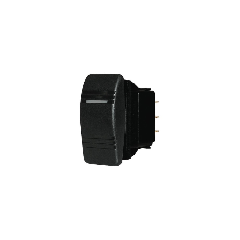 Blue Sea Systems 8286-BSS 8286 Water Resistant Contura III Switch, Black, On-Off-On