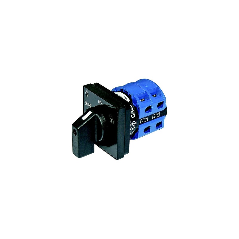 Blue Sea Systems 9009-BSS 9009 AC Rotary Switch – OFF + 2 Positions 30A, Pole