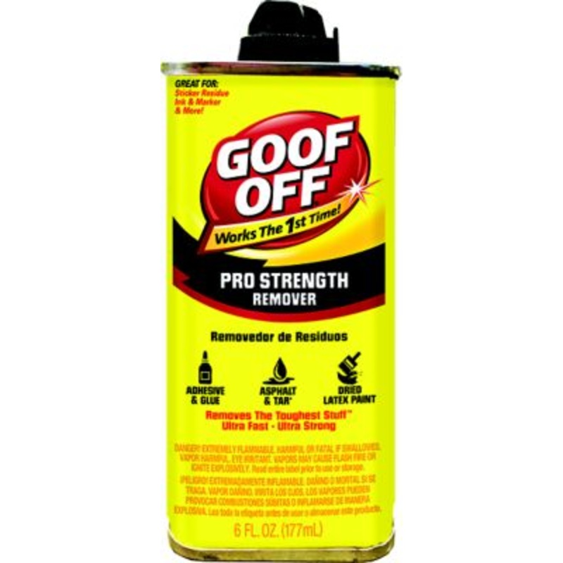 Damp Rid FG661 Goof Off Pro Strength Remover, 6 oz.