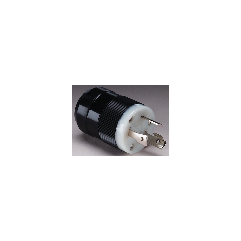 Marinco 305BP 3-Wire 30 Amp/125V Locking Charging/Trolling System Male Plug
