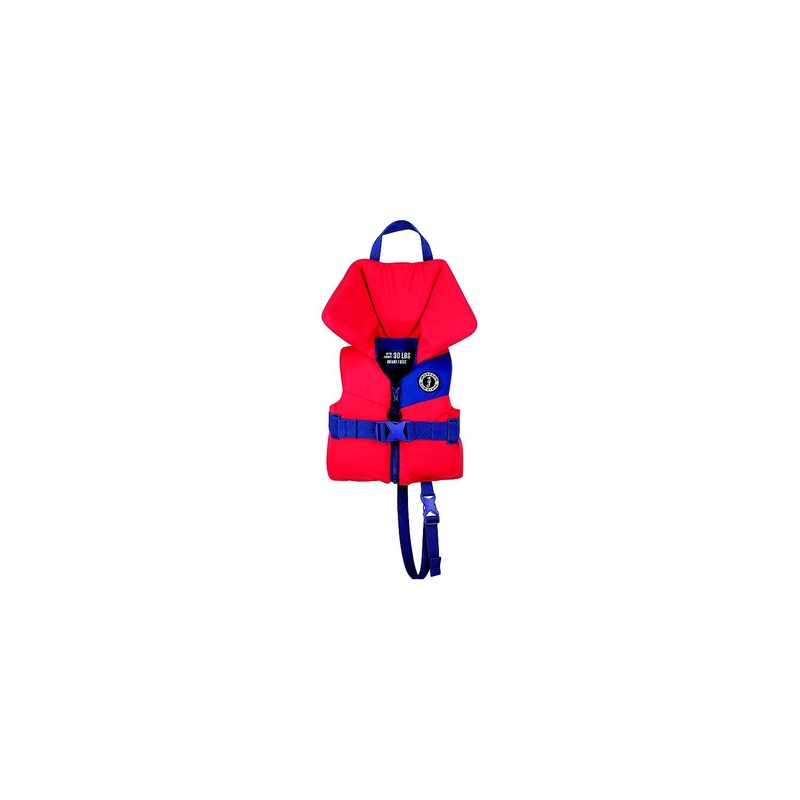 nan Mustang Survival MV325157 Infant Vest up to 30 lbs. Red/Navy