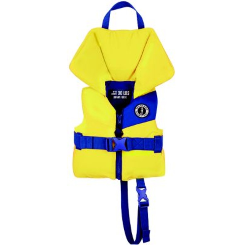 nan Mustang Survival MV3556844 Child Vest, 33-55 lbs., Yellow/Navy
