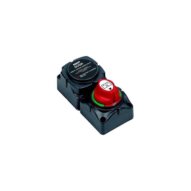 BEP 714-140A-DVSR Marinco Digital Voltage Sensing Relay (VSR) Battery Selector Switch Single Engine/Two Banks