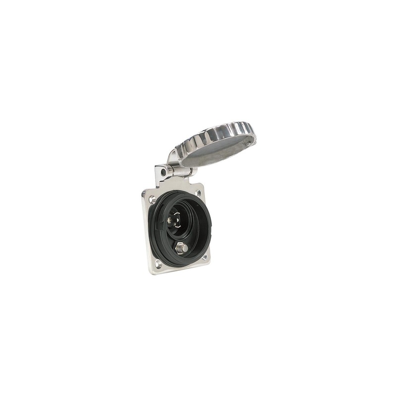 Marinco PH6592TV-SS Stainless Steel Phone and Cable TV Inlet