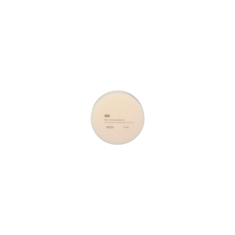 3M 5723 Perfect-It Foam Compounding Pad, Single Sided, Flat Back