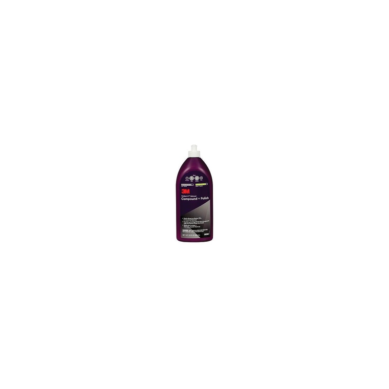 3M 30344 3M Perfect-It Gelcoat Compound + Polish, Quart