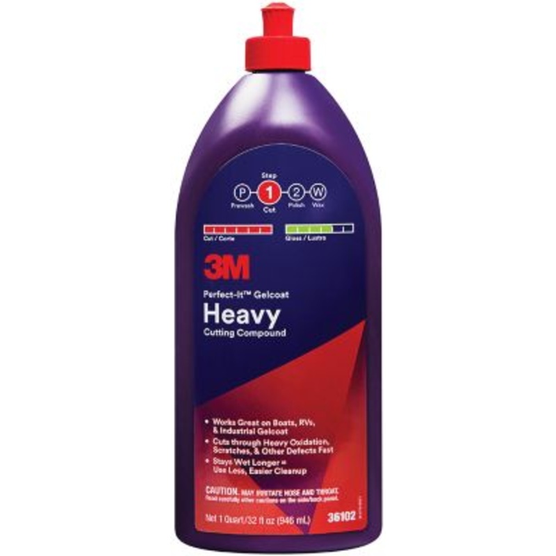 3M 051131-36103 Perfect-It Gelcoat Heavy Cutting Compound, Gal.
