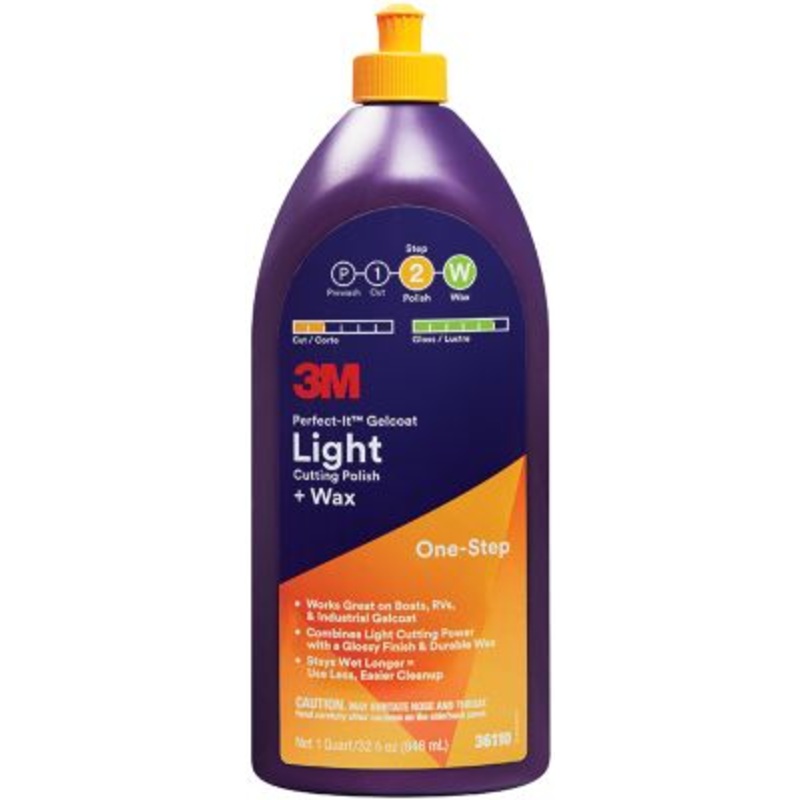 3M 36111 Perfect-It Gelcoat Light Cutting Compound/Wax, Gal.