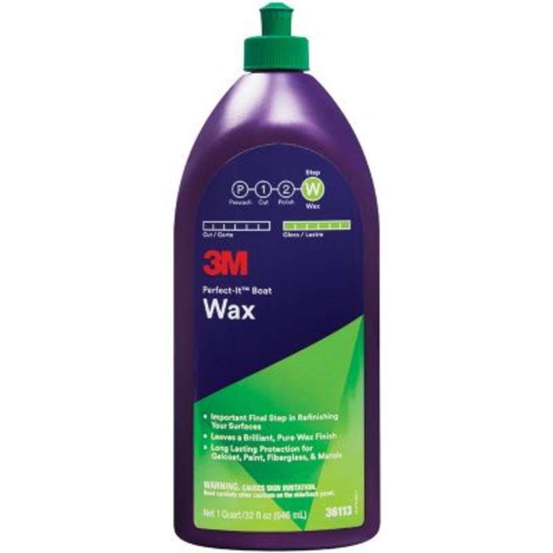 3M 36112 Perfect-It Boat Wax, Pt.