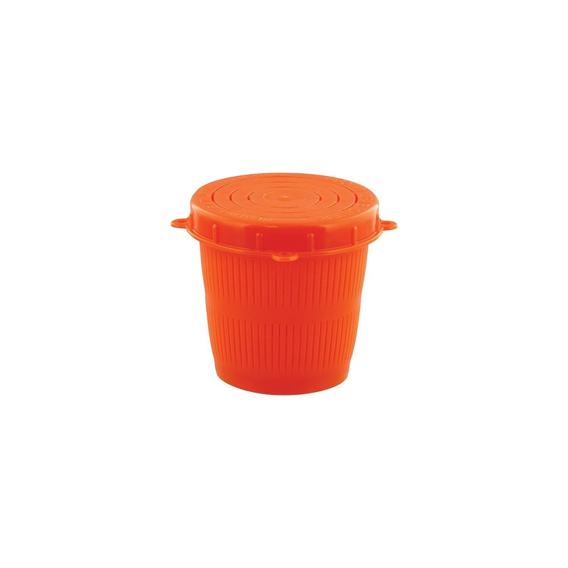 Scotty 672 0.5L Vented Bait Jar, Florescent Red, 100/case