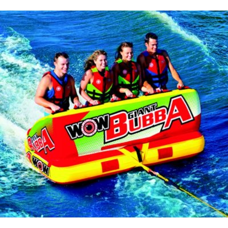 WOW Watersports 17-1070 Bubba Hi-Vis Towable, 1-4 Riders