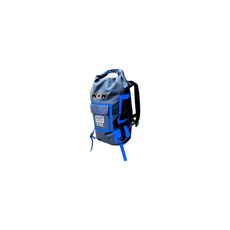 WOW Watersports 18-5110B H2O Proof Dry Backpack, 35L, Blue