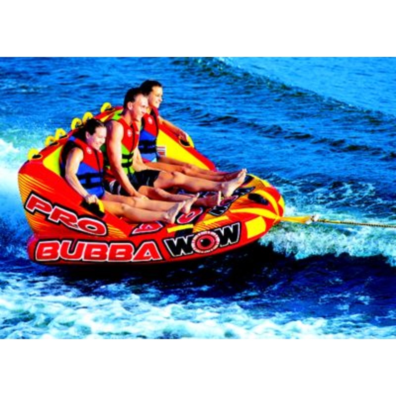 WOW Watersports 20-1080 201080 Super Bubba Pro Series Towable, 1-3 Riders