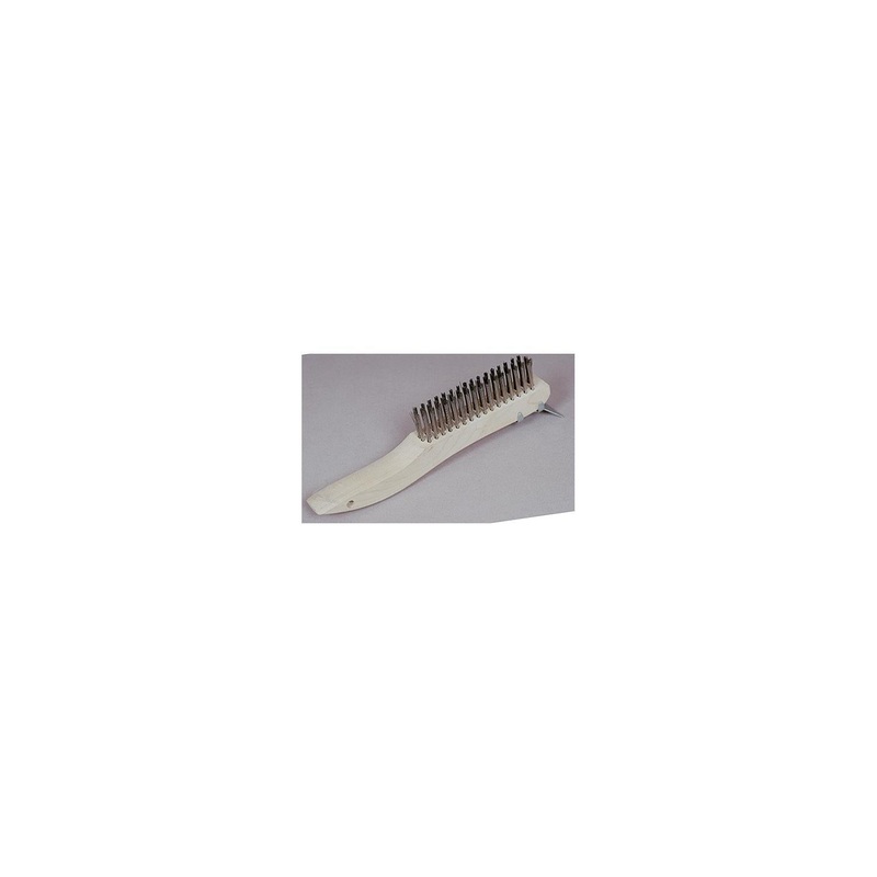 Star brite 40058 Starbrite Stainles Steel Bristle Utility Brush With Scraper