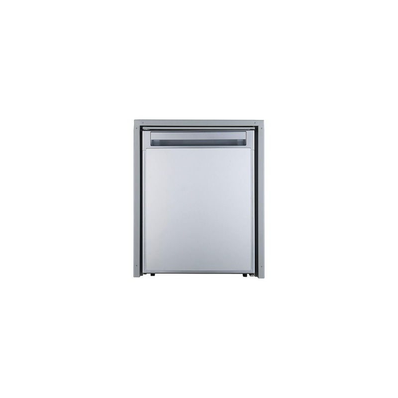 Pinnacle RF 12-282 RF12282 12V Compact Refrigerator, Brushed Stainless