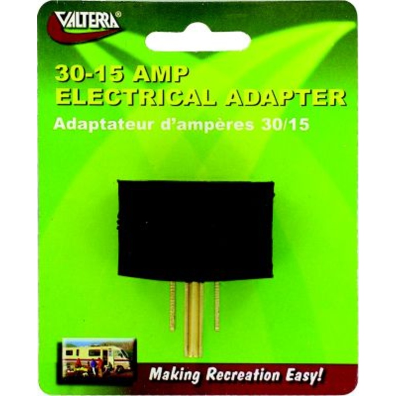 Valterra A10-0014VP A100014VP 30-15 Amp Electrical Adapter, Carded