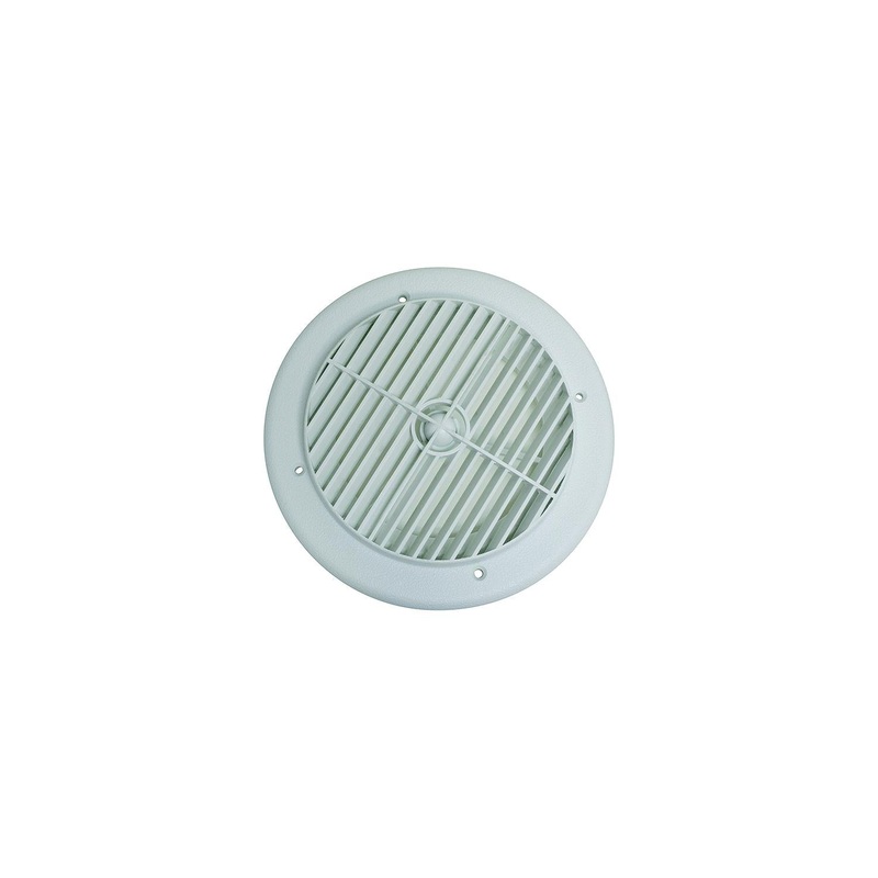 Valterra A10-3355VP 4″ Louvered Heating & A/C Register, White