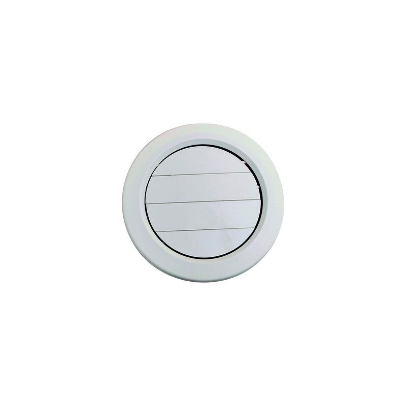 Valterra A10-3359VP Adjustable Ceiling Vent, Medium White