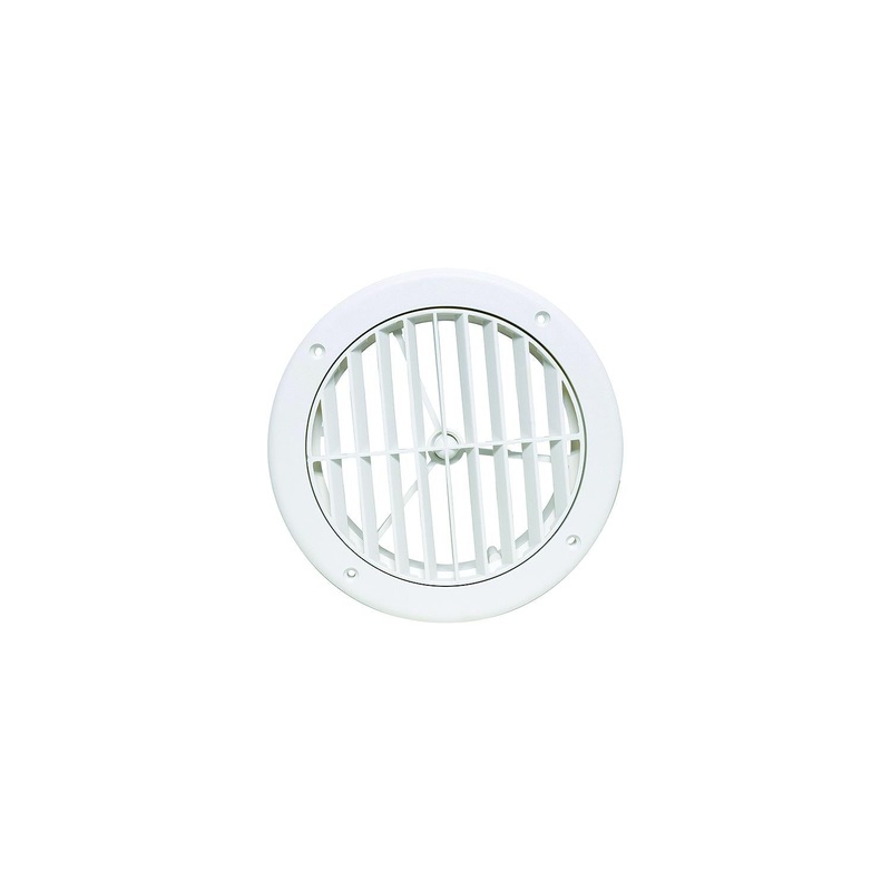 Valterra A10-3363VP 5″ Louvered A/C Vent, White