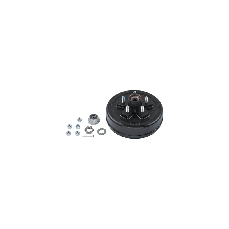 nan 2024013264 Lippert 10″ Brake Drum Hub Kit with Installed Bearings – 5 on 4-1/2″, 1/2″ Studs, 3,500-lb. Axles #2024013264